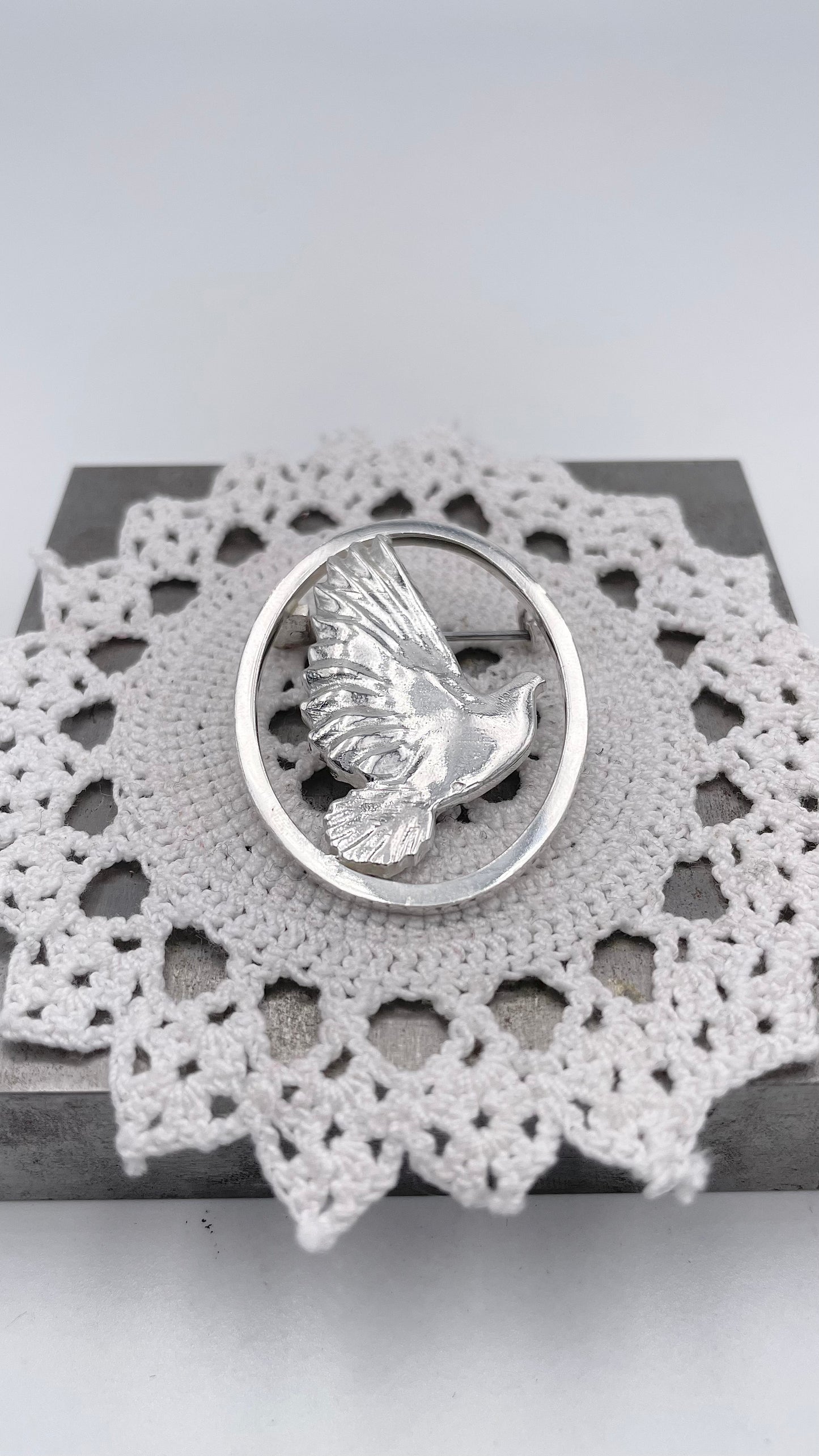 Dove Brooch