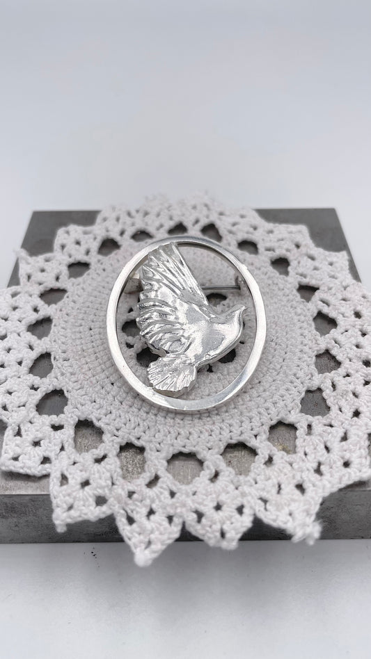 Dove Brooch